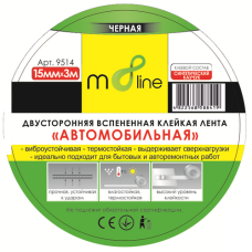 Стрічка клейка двостороння універсальна спінена IXPE m8line 24х5м 