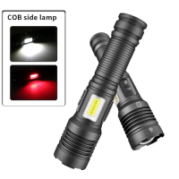 Ліхтар ручний BL-6502-B-P90+COB Гібридне, Power Bank, Zoom