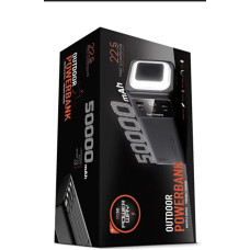 УМБ Power Bank Power Way PD50 50000mAh, 22.5W, вбудовані кабелі, великий LED ліхтар, Black
