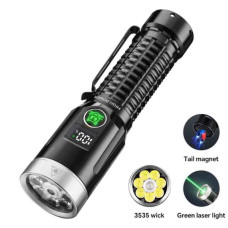Ліхтар ручний Yemao YM-F701 7XPG+Laser 21700, Магніт, Кліпса