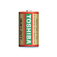 Батарейка цинково-углеродистая Toshiba D (R20) SP (красная), 1.5 В, 24 шт