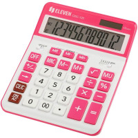 Калькулятор настільний Eleven CDC-120 12-розрядний білий/червоний, 1 шт