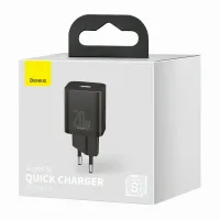 Зарядний пристрій Baseus Super Si CCSUP-B01 (1Type-C/20W) (чорний)