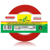 Лента клейкая двухсторонняя пеноакриловая m8line 12х2м
