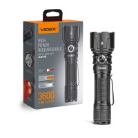 Ліхтар VIDEX VLF-A376, 3600 Лм, 5000K, білий+червоний