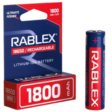 Акумулятор Li-ion Rablex 18650, 1800 мА·год, 3.7 В