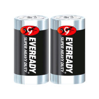 Батарейка цинково-вуглецева Eveready D Super Heavy Duty, 1.5 В, 2 шт