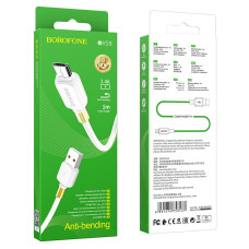 USB Кабель Borofone BX59 USB - MicroUSB (2.4A/1м) (чорний)