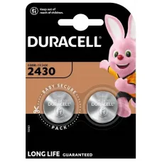 Батарейка літієва Duracell CR2430, 3 В, 2 шт