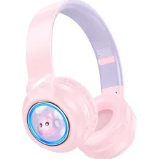 Bluetooth гарнітура HOCO W50 (рожевий)