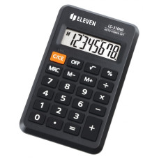 Калькулятор кишеньковий Eleven LC-310 NR 8-розрядний чорний, 1 шт