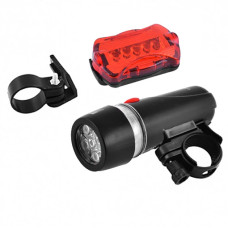 Велофара з заднім стопом Z-04A+STOP, алюміній, PowerBank, Waterproof, Li-Ion, microUSB, 1 шт