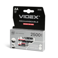 Акумулятори Ni-MH Videx AA, 2500 мА·год, 2 шт