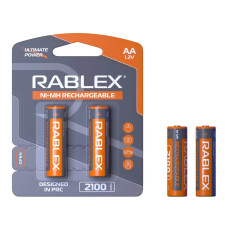 Акумулятори Ni-MH Rablex AA, 2100 мА·год, 2 шт