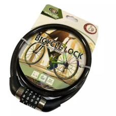 Замок велосипедний спіральний кодовий KIHUU LOCK 001, 10×80 см, 1 шт