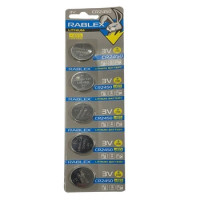 Батарейка литиевая Rablex CR2450, 3 В, 5 шт