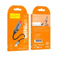 Прикуриватель Hoco UA30 USB mini cigarette lighter (черный)