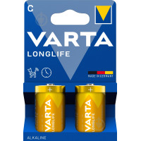 Батарейка лужна Varta Longlife C (LR14), 1.5 В, 2 шт