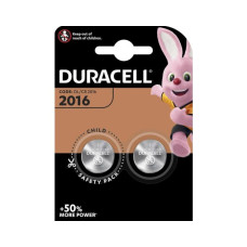 Батарейка літієва Duracell CR2016, 3 В, 2 шт
