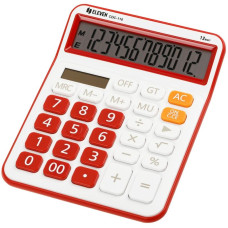 Калькулятор настільний Eleven CDC-110 12-розрядний білий/червоний, 1 шт