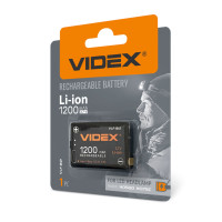 Акумулятор Li-ion Videx VLF-B12, 1200 мА·год, 3.7 В, захист PCB