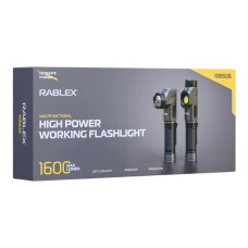 Ліхтар ручний Rablex RB926 SST40+COB 1600Lm 21700, Поворот 90°, Магніт