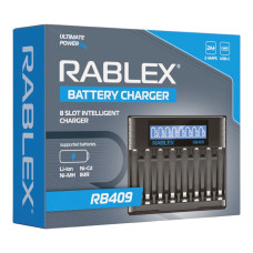 Зарядний пристрій Rablex RB-409 (8 каналів Universal)