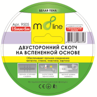 Стрічка клейка двостороння спінена EVA m8line 19х5м 