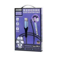 Перехідник AUDIO REMAX RC-C015a Type-C - Jack 3.5 (сірий)