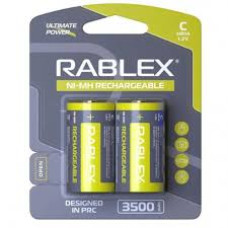 Акумулятори Ni-MH Rablex C (HR14), 3500 мА·год, 2 шт