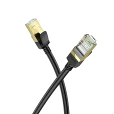 Кабель мережевий (LAN RJ45) HOCO US02 (1М) (чорний)