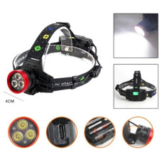 Ліхтар налобний Police PL-175-3XTG 3x18650, Power Bank, Type-C