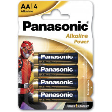 Батарейка лужна Panasonic Alkaline Power AA (LR6), 1.5 В, 4 шт