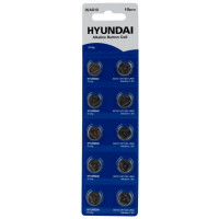 Батарейка лужна Hyundai LR1130 (AG10), 1.5 В, 10 шт