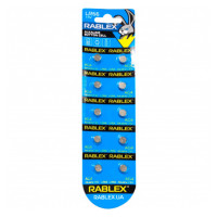 Батарейка лужна Rablex LR66 (AG4), 1.5 В, 10 шт