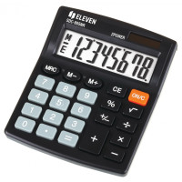 Настольный калькулятор Eleven SDC-805 NR 8-разрядный черный, 1 шт
