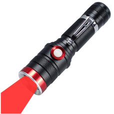 Ліхтар ручний BL-736-TG 18650, Zoom, Затискач, Micro-USB