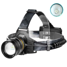 Ліхтар налобний BL-8076-2-GT100 2x18650, Micro-USB, Zoom