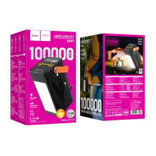 УМБ Power Bank Hoco DB49 Action 100000mAh, 22.5W, PD/QC3.0, LED-ліхтар, Black
