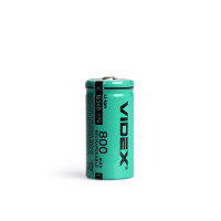 Акумулятор Li-ion Videx 16340, 800 мА·год, 3.7 В