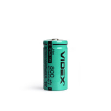 Акумулятор Li-ion Videx 16340, 800 мА·год, 3.7 В