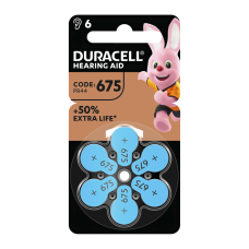 Батарейка цинк-повітряна Duracell 675 (HA675), 1.45 В, 6 шт