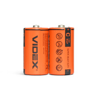 Батарейка цинково-углеродистая Videx C (R14), 1.5 В, 24 шт