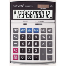 Калькулятор настільний Daymon DM-2677H 12-розрядний, 1 шт
