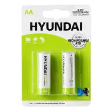 Акумулятори Ni-MH Hyundai AA (HR6), 2500 мА·год, 1.2 В, 2 шт