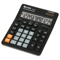 Настольный калькулятор Eleven SDC-554 S 14-разрядный черный, 1 шт