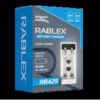 Зарядное устройство Rablex RB-429 (2 канала AA/AAA/Крона)