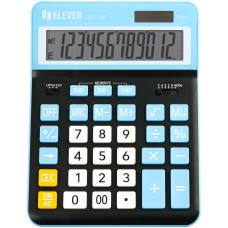 Калькулятор настільний Eleven CDC-120 12-розрядний білий/блакитний, 1 шт