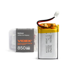 Акумулятор Li-polymer Videx VLF-B902540, 850 мА·год