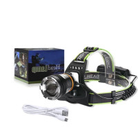 Ліхтар налобний BL-8003-P50 2x18650, Zoom, Micro-USB